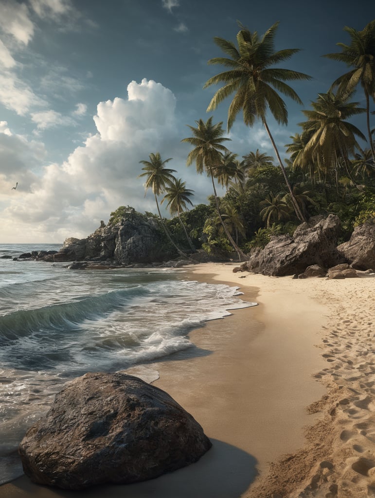Playa en la República Dominicana