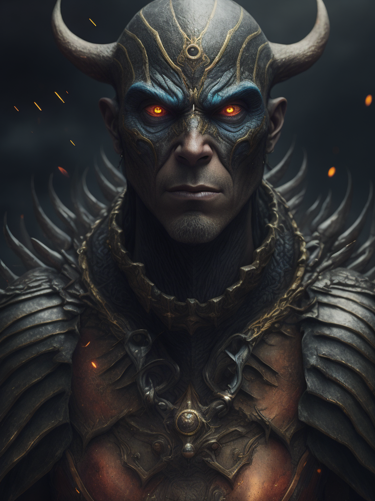 A magical monster of immense power and mystique, with mesmerizing colors and enchanting patterns. It possesses an otherworldly aura that evokes both fear and fascination. This medium-sized creature appears to have human-like features but is far from ordinary. Its villainous presence is undeniable, and one cannot help but feel a shiver down their spine in its full view. Involved in Lithuania mithology