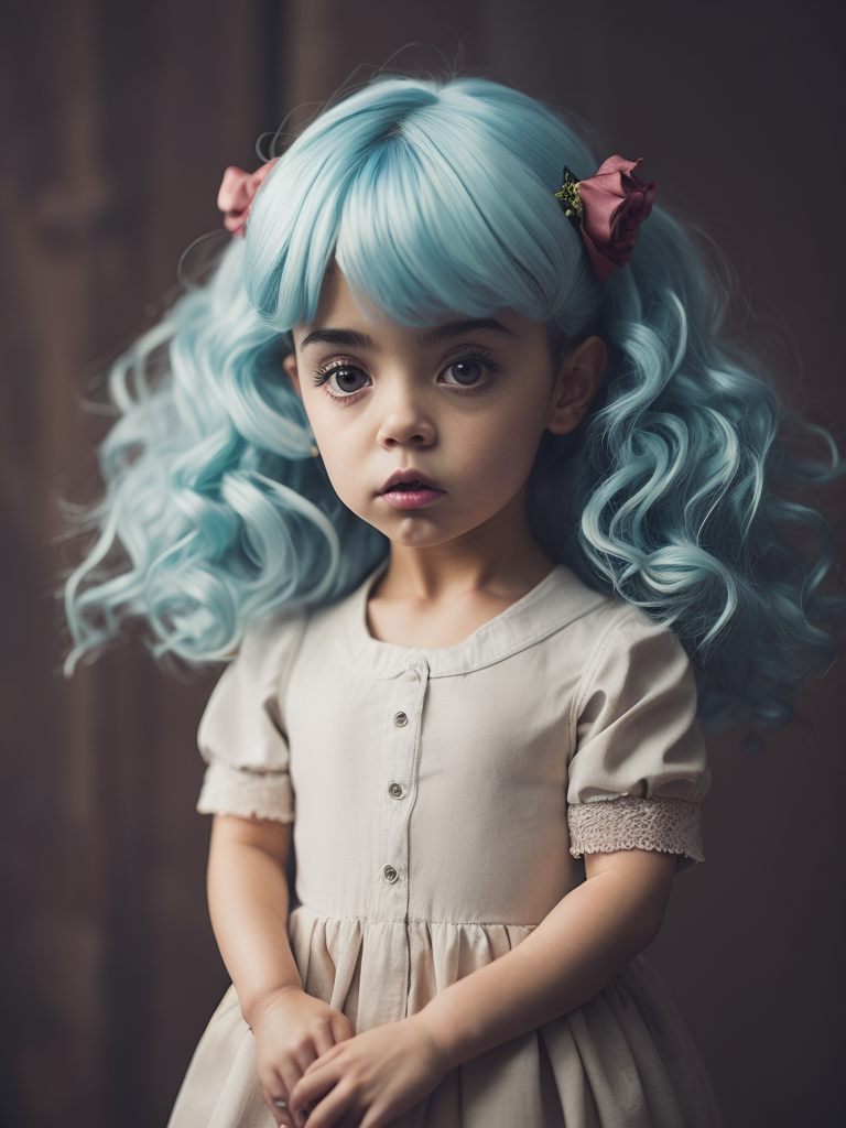 Melanie Martinez as a very cute anime character, 3D, toy