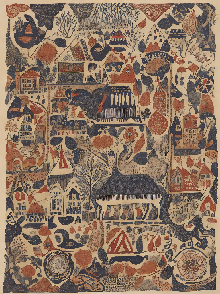 scandanavian folk art
