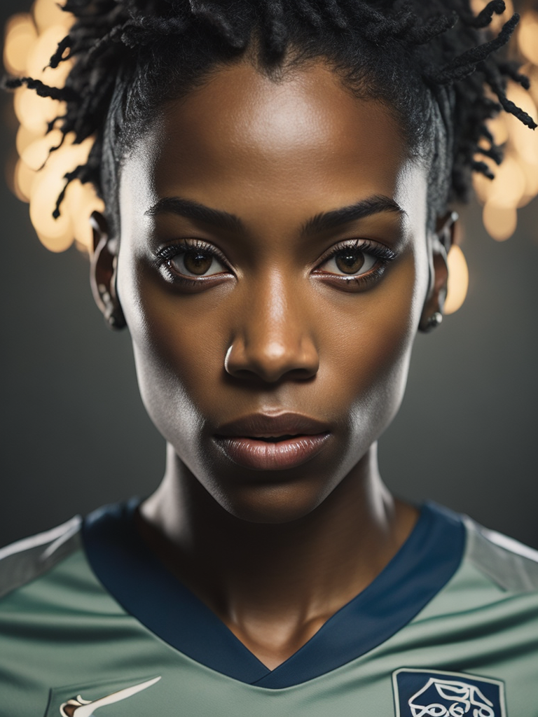 Epic Portrait of a Women Soccer Player, Fifa Women's World Cup, South Africa