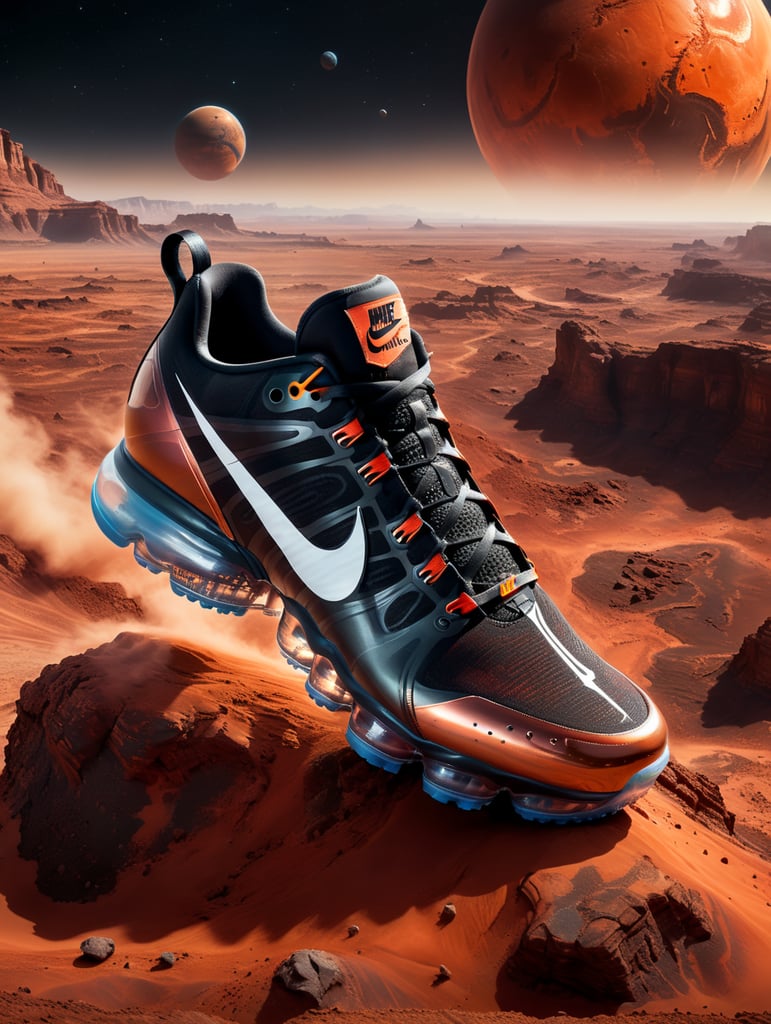 Nike Vapor Max on Planet Mars