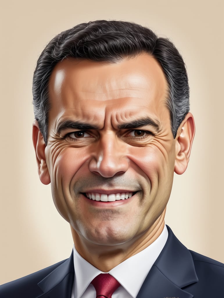 Pedro Sánchez president of spain, caricature