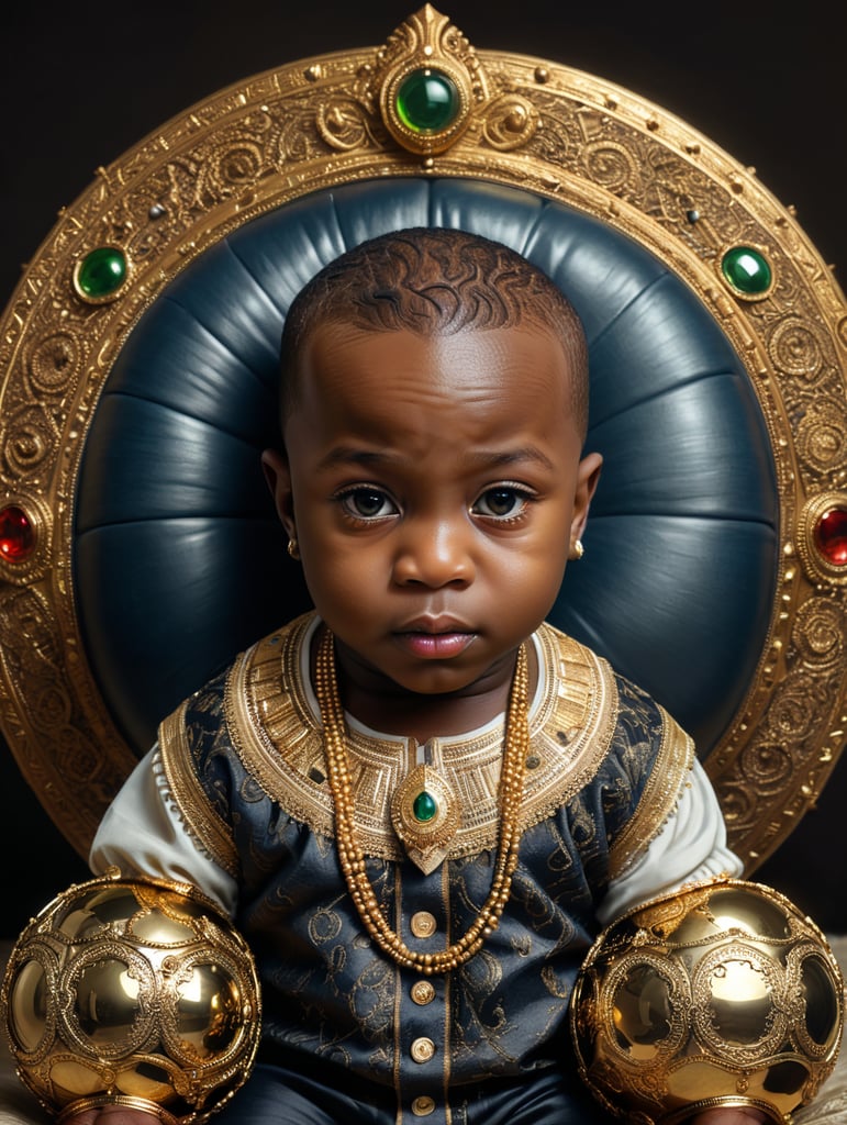 Davido a nigeria musician as a baby