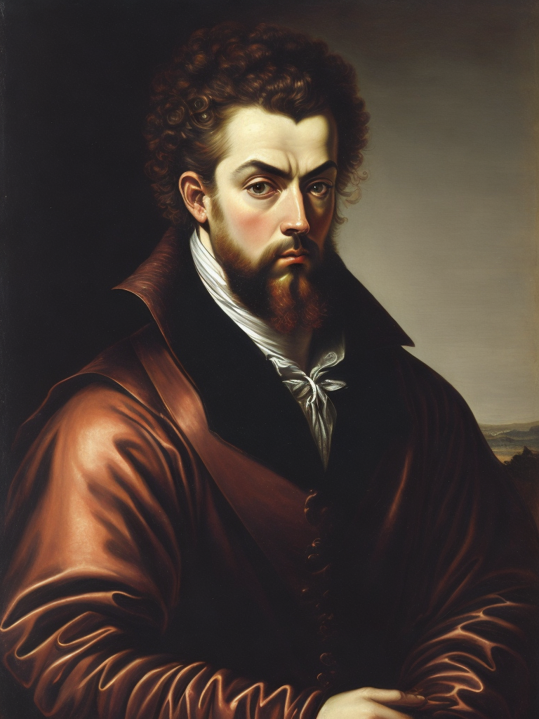 self-portrait by Jacopo Tintoretto