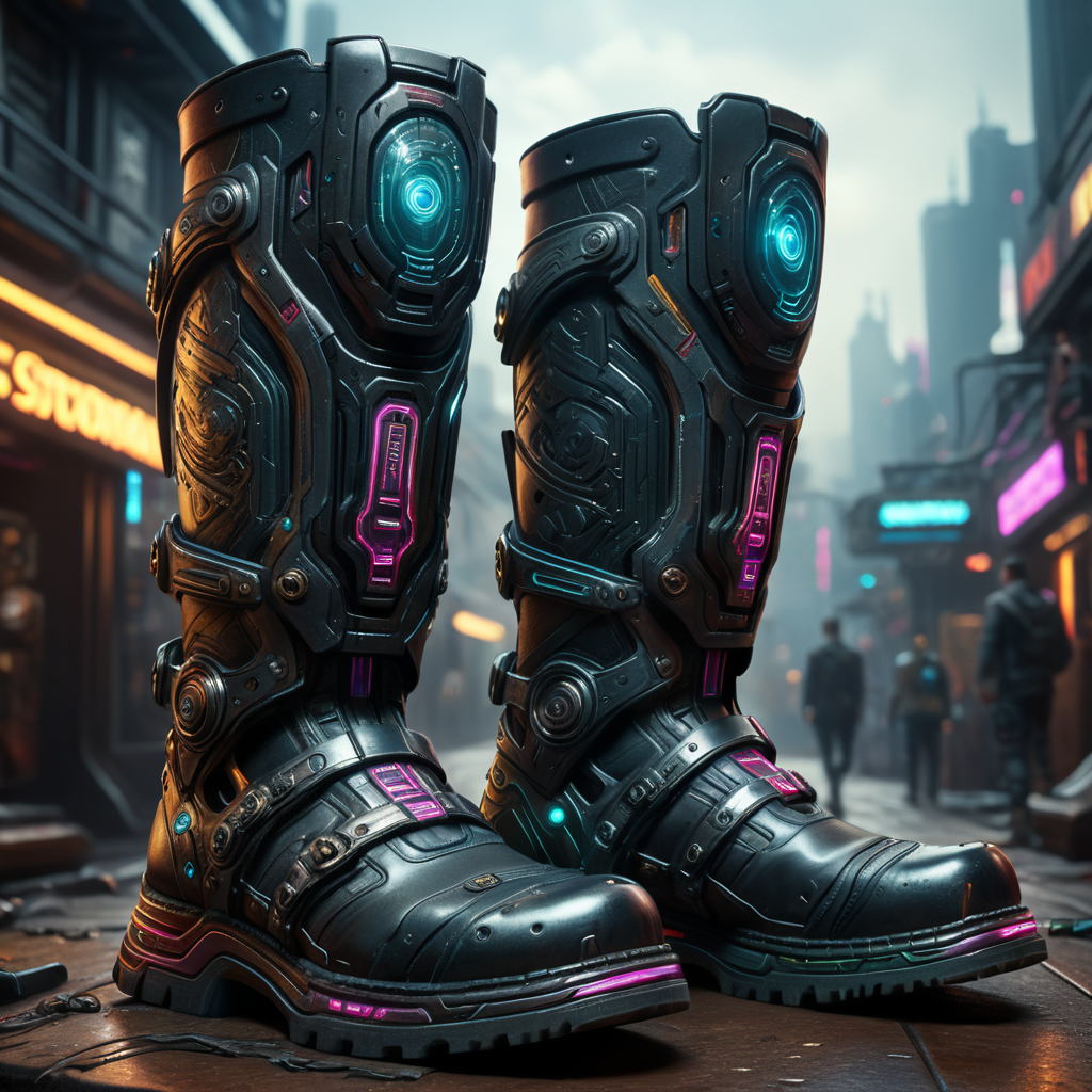 cyberpunk magnetic boots