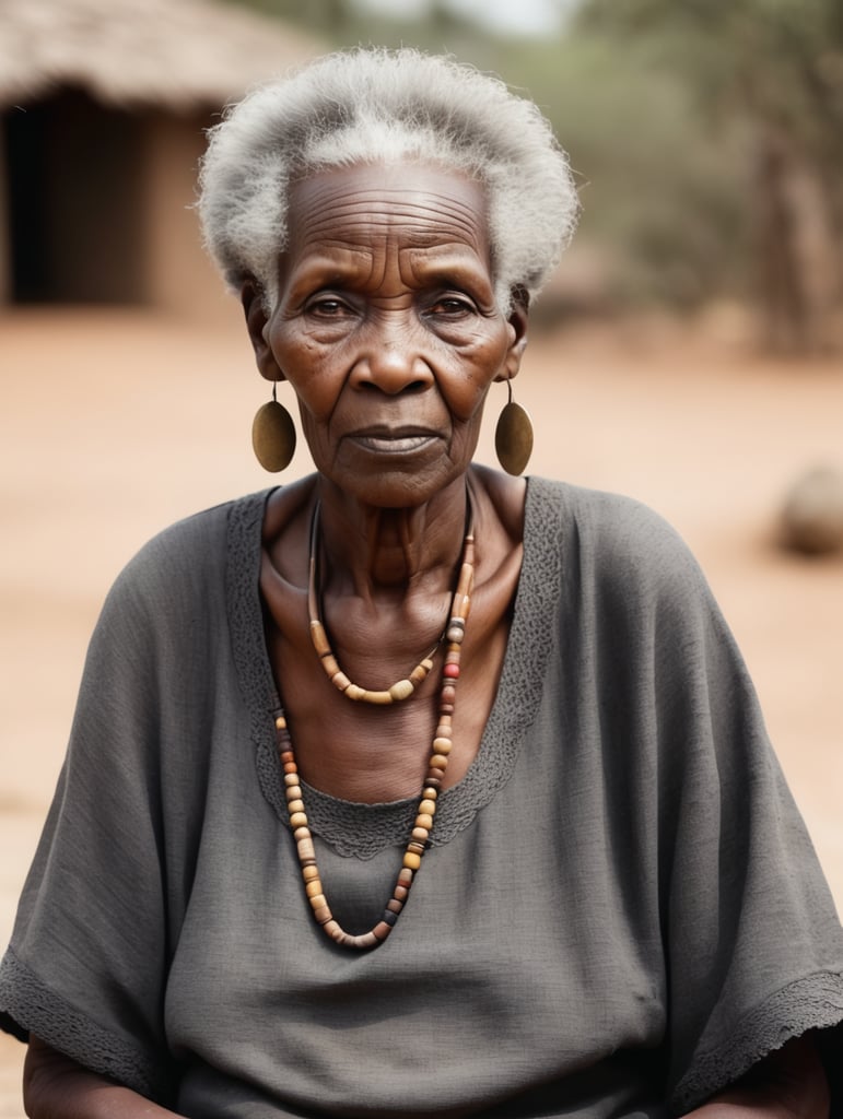 old black African grandmother