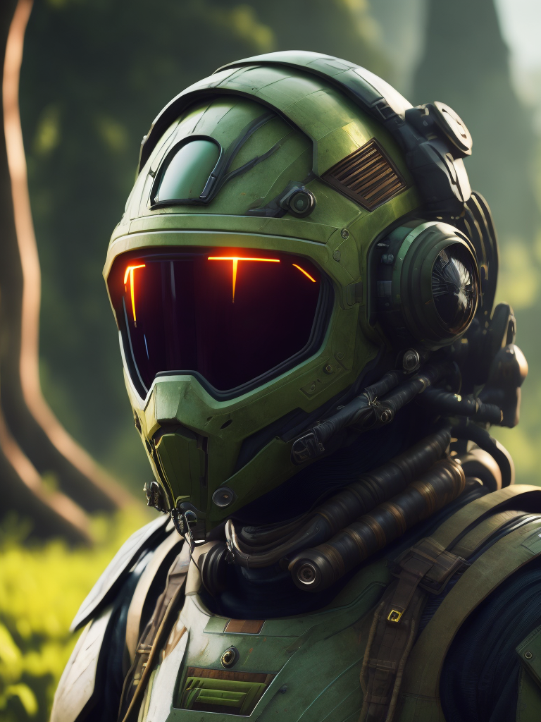 close up side portrait, inter dimensional belarusian ww2 partisan space suit, belarusian cybernetic wired soviet mech suit, intricate piped wiring armor, fallout, green nuclear waste ooze dripping, Chernobyl background, nuclear monster, bioorganic creature, wet organic armor, finely detailed, LED indicators, heads up display helmet, holographic, wet dripping clothing, aztec, jungle, photography, no mans sky, prometheus, futuristic fantasy, 3d render, 8k, high fidelity, octane render, ultra realistic, sleek sharp textures rendered in beautiful biomechsuit engine