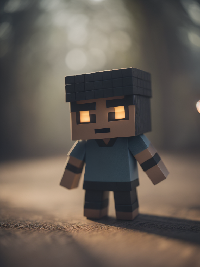 Minecraft funko pop plastic toy