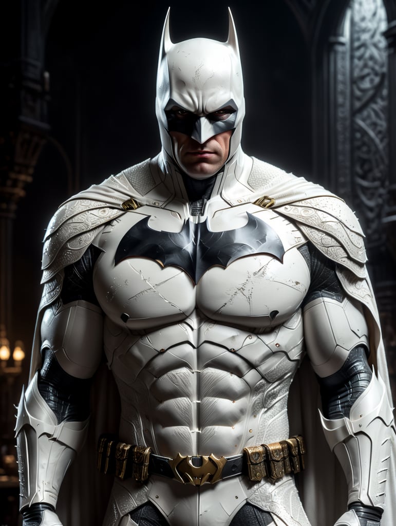 Premium Free ai Images | batman com uma roupa totalmente branca