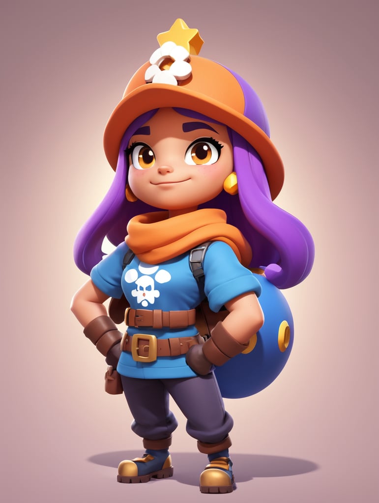 Shelly from brawl stars