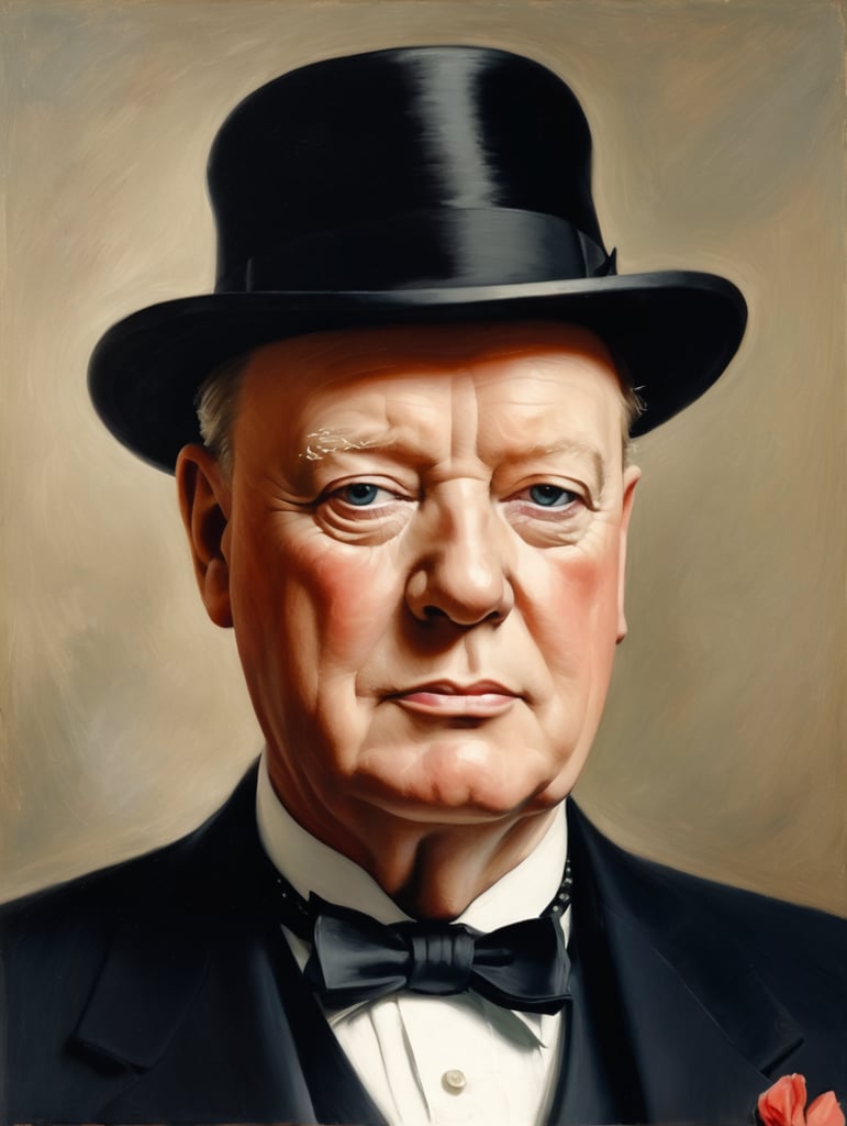 Sir Winston Churchill was an accomplished painter and produced over 500 works of art.