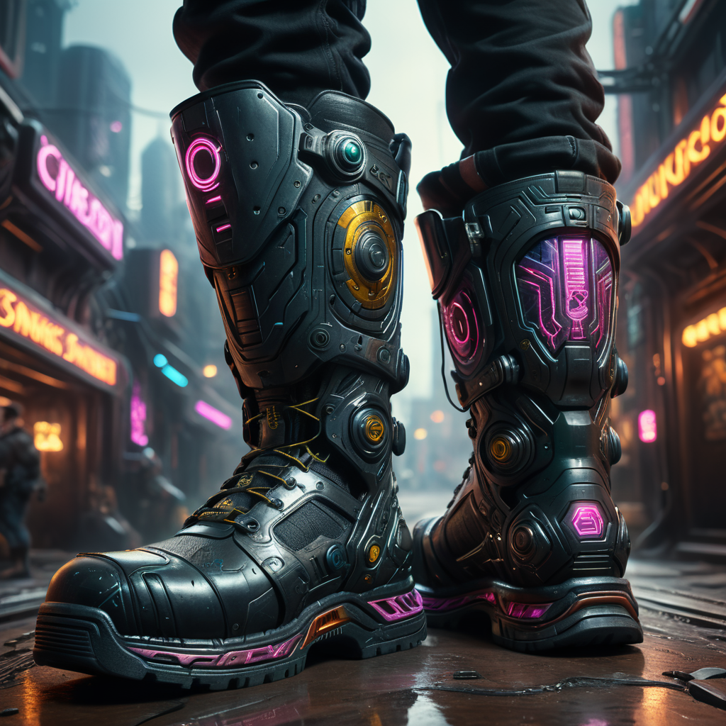 cyberpunk magnetic boots