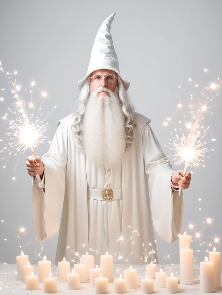 a wizard in a crazy party