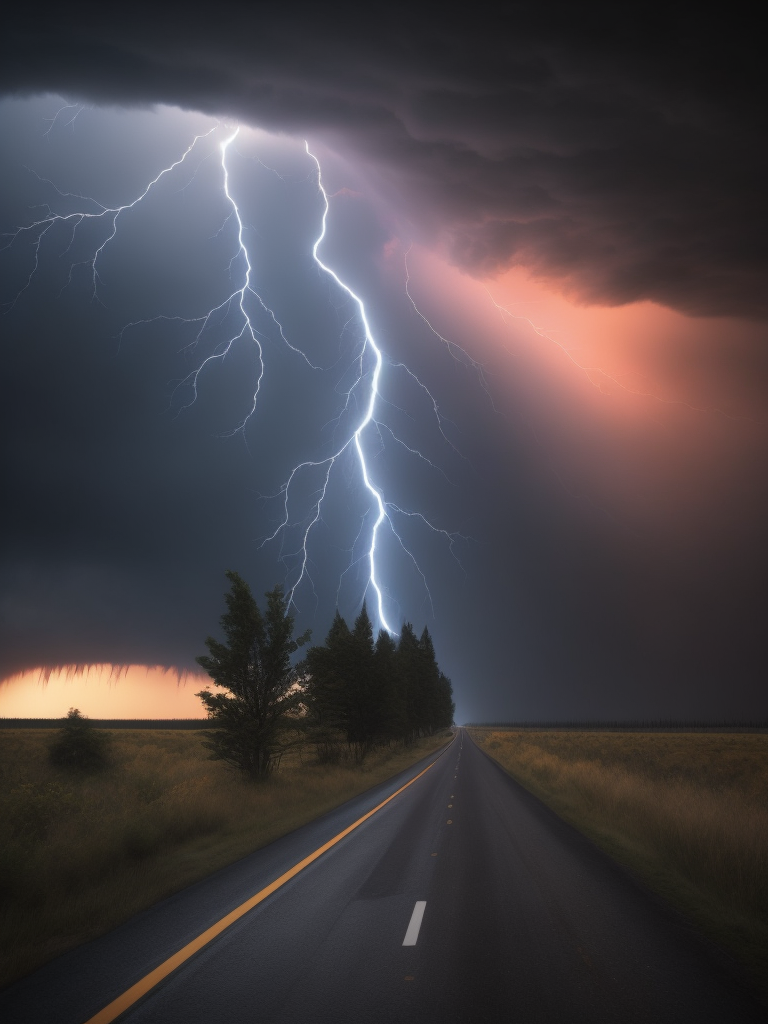 Severe thunderstorm, Canada, warning, epic photo
