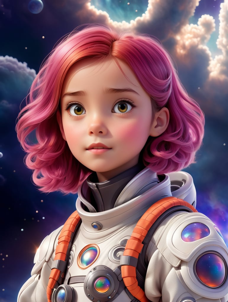 girl in space suit