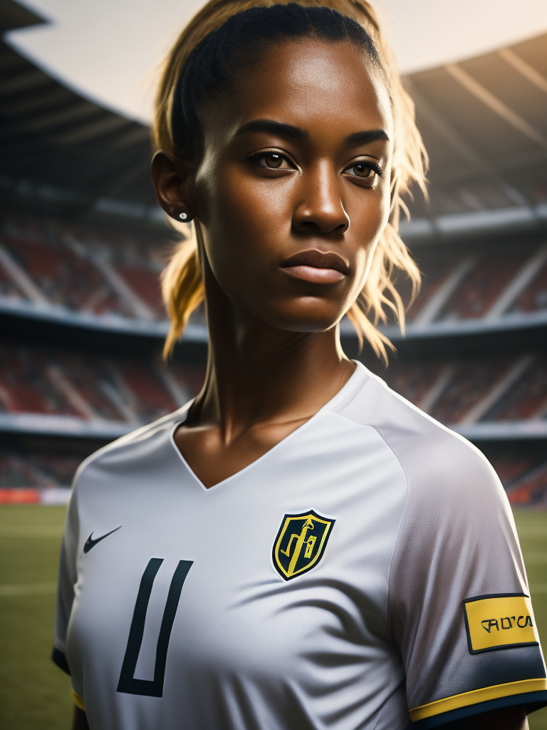 Epic Portrait of a Women Soccer Player, Fifa Women's World Cup, South Africa