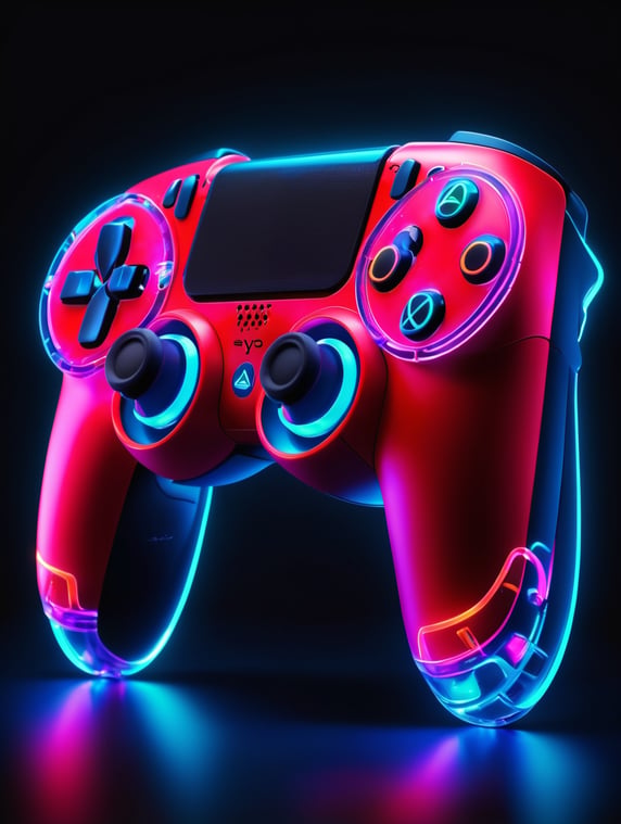 gaming controller design - AI-generated images with Lumenor AI