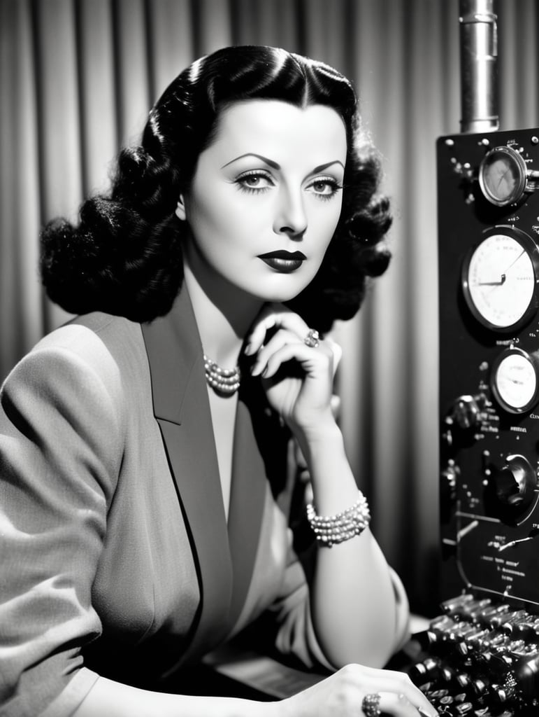 Hedy Lamarr co-invented frequency-hopping spread spectrum technology during World War II.