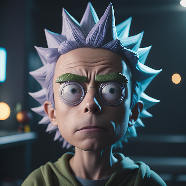 rick and morty realistic