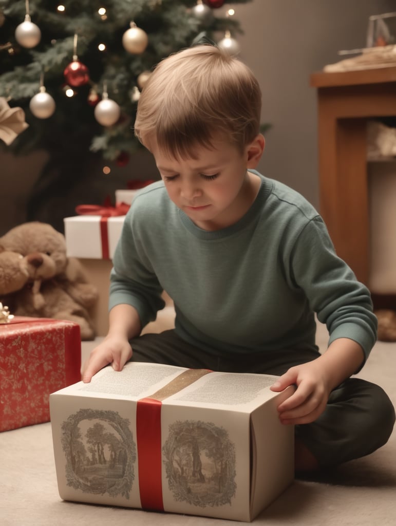 kid opens Christmas present, gets a book by Hegel "phenomenology of the spirit" and starts crying