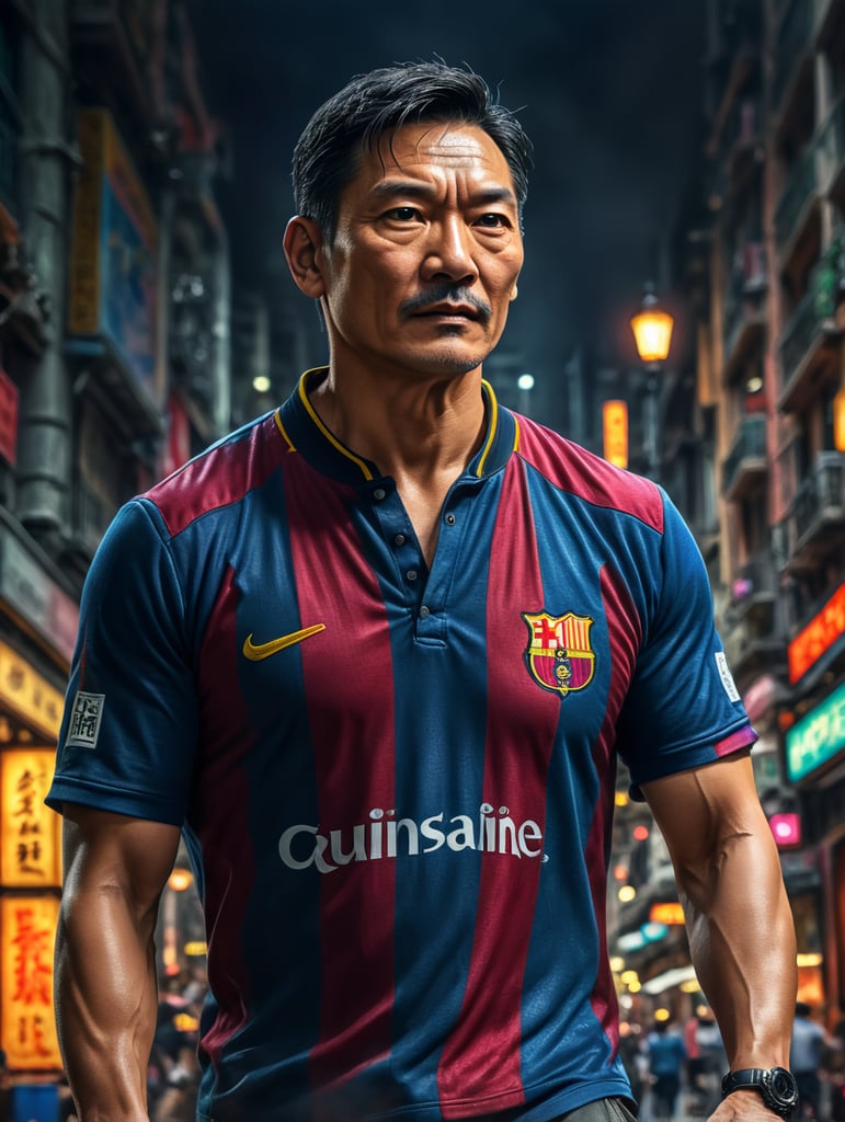 hongkong andy lau in Barcelona 16k 1080p ultra