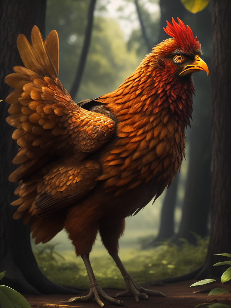 fried chicken growing in trees