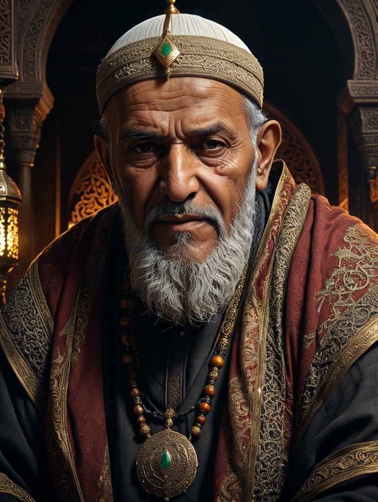 Old Muslim man