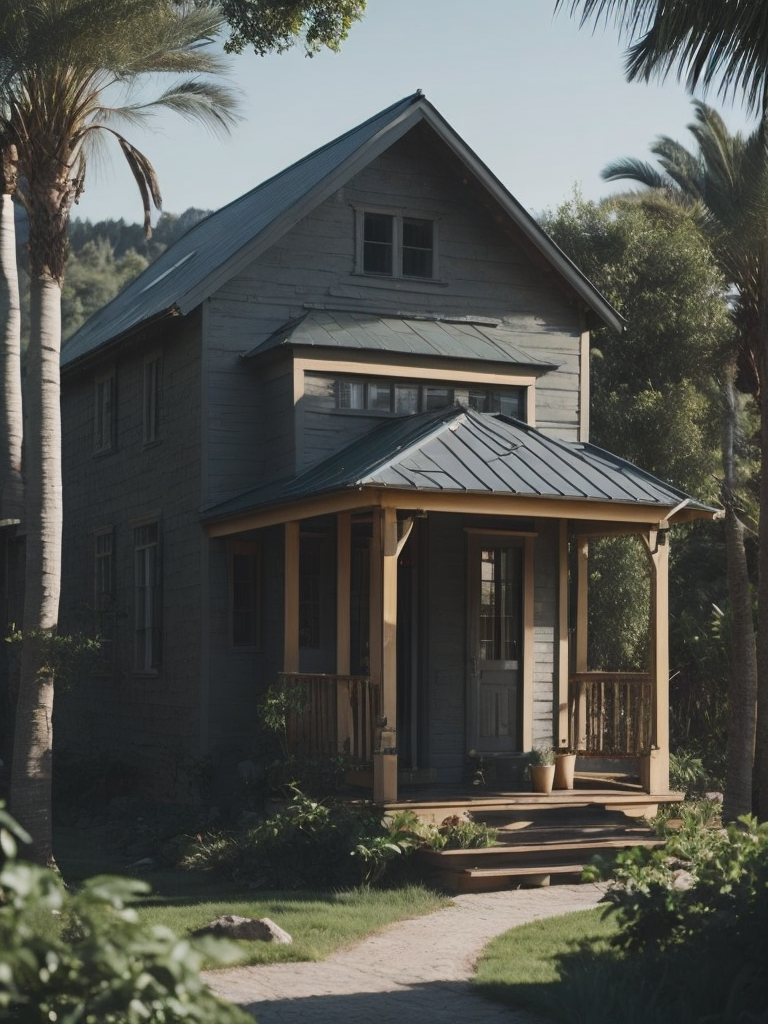 A tiny house in a Palm Beach Neighbourhood