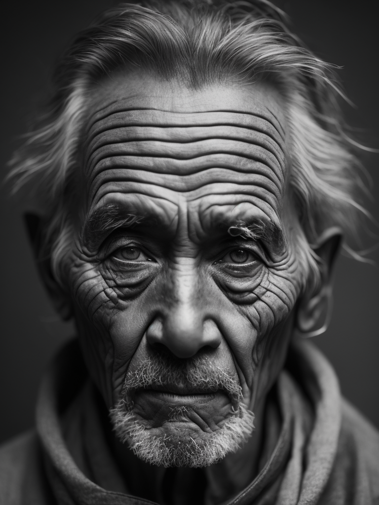 Portrait of a tribal elder with a face tattoo, photography, beautiful, black background, colorful, realistic, masterpieces, top quality, best quality, official art, beautiful and aesthetic