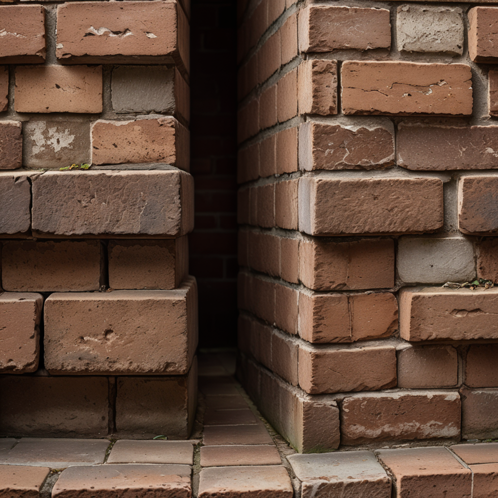 Old Brown brick texture, seamless