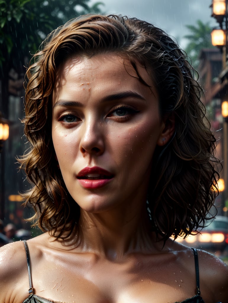 "beautifully demure Marilyn Monroe outside in the rain, pale skin, eyes wide open, shoulder length hair, brown eyes, alluring, revealing, blushing. Intricate details, HDR, beautifully shot, hyperrealistic, sharp focus, 64 megapixels, perfect composition, high contrast, cinematic, atmospheric, mid shot, photorealistic" "head and shoulders portrait, 8k resolution concept art portrait by Greg Rutkowski, Artgerm, WLOP, Alphonse Mucha dynamic lighting hyperdetailed intricately detailed Splash art trending on Artstation triadic colors Unreal Engine 5 volumetric lighting, steampunk engine"