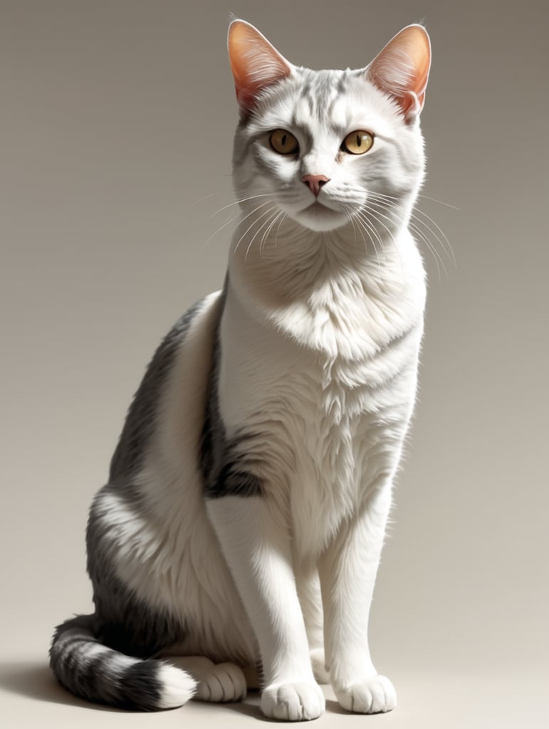 make an realistic cat anatomy