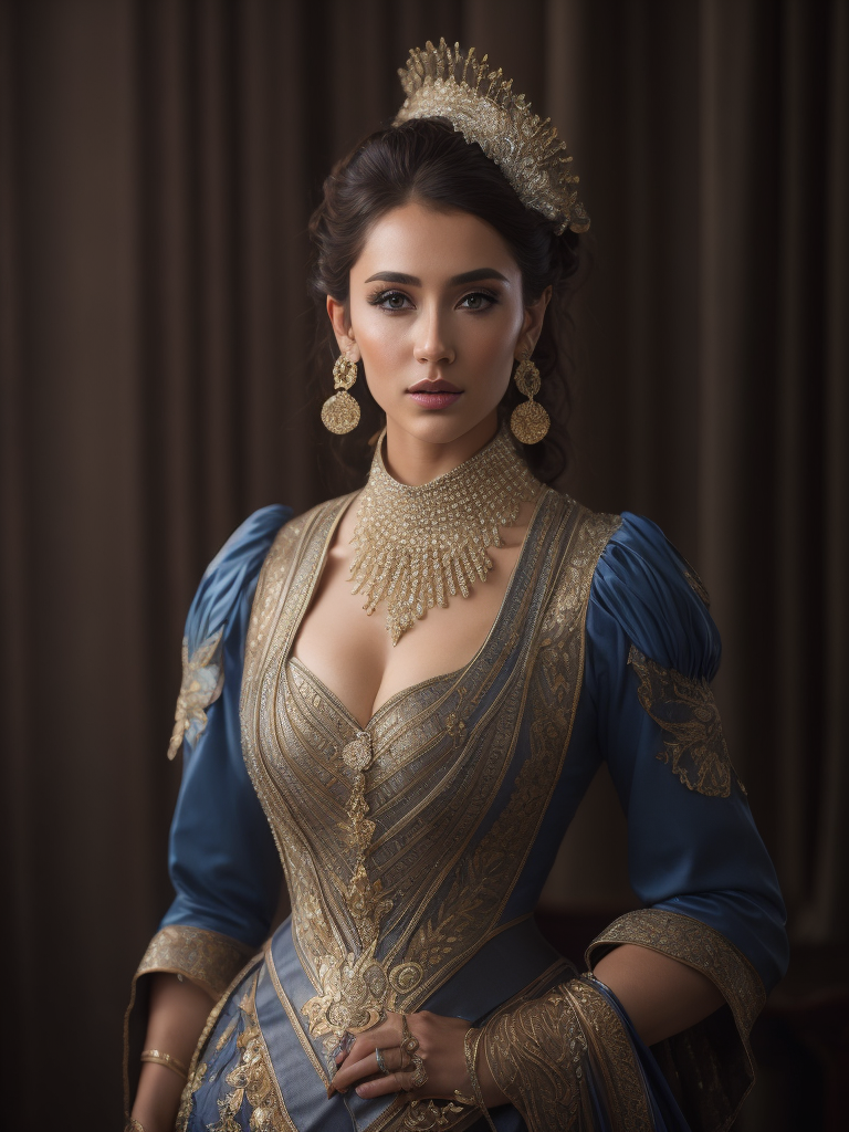 female in venetian outfit, gorgeous, attractive, flirting, (((full body visible))), looking at viewer, portrait, photography, detailed skin, realistic, photo-realistic, 8k, highly detailed, full length frame, High detail RAW color art, piercing, diffused soft lighting, shallow depth of field, sharp focus, hyperrealism, cinematic lighting --ar 9:16 --v 5.2 --q 2 --s 500