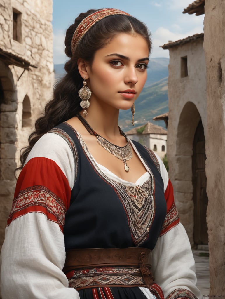 Half albanian from gjirokaster Half maltese Girl