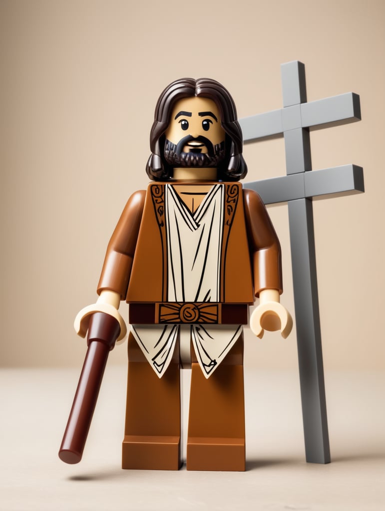 Jesus Christ as a lego character