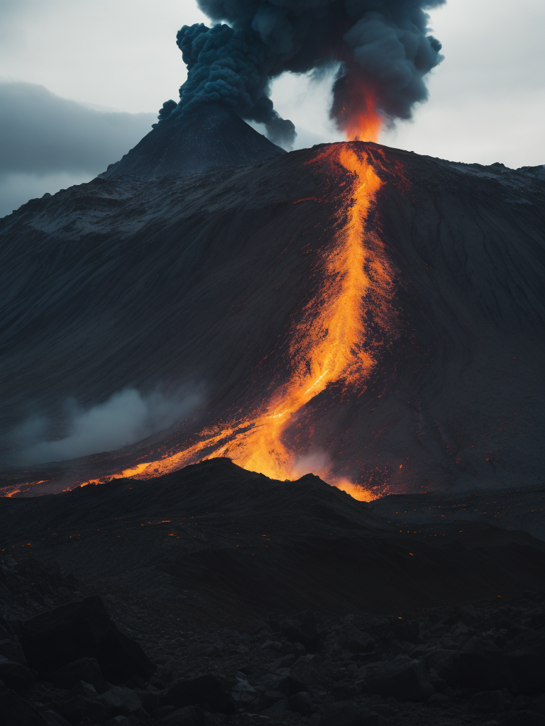 Icelandic volcano eruption