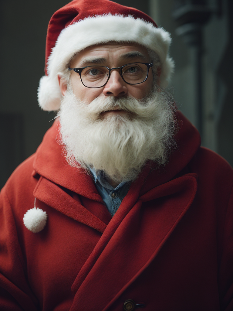 Santa in a Pixar-style world.