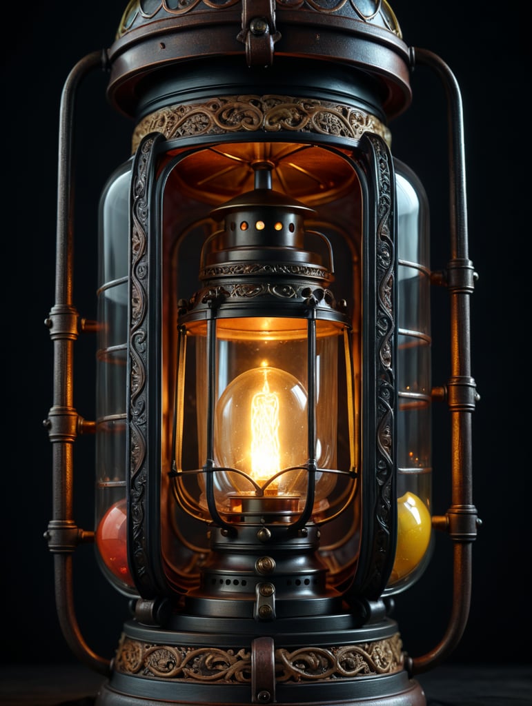 product shot of a Lantern inside a plastic capsule