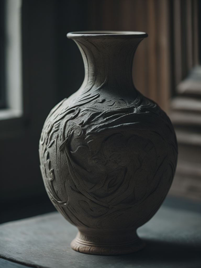marble ancient Greece vase, sharp on details