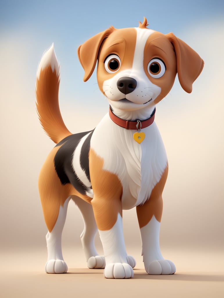 Beagle jackrussle mix dog