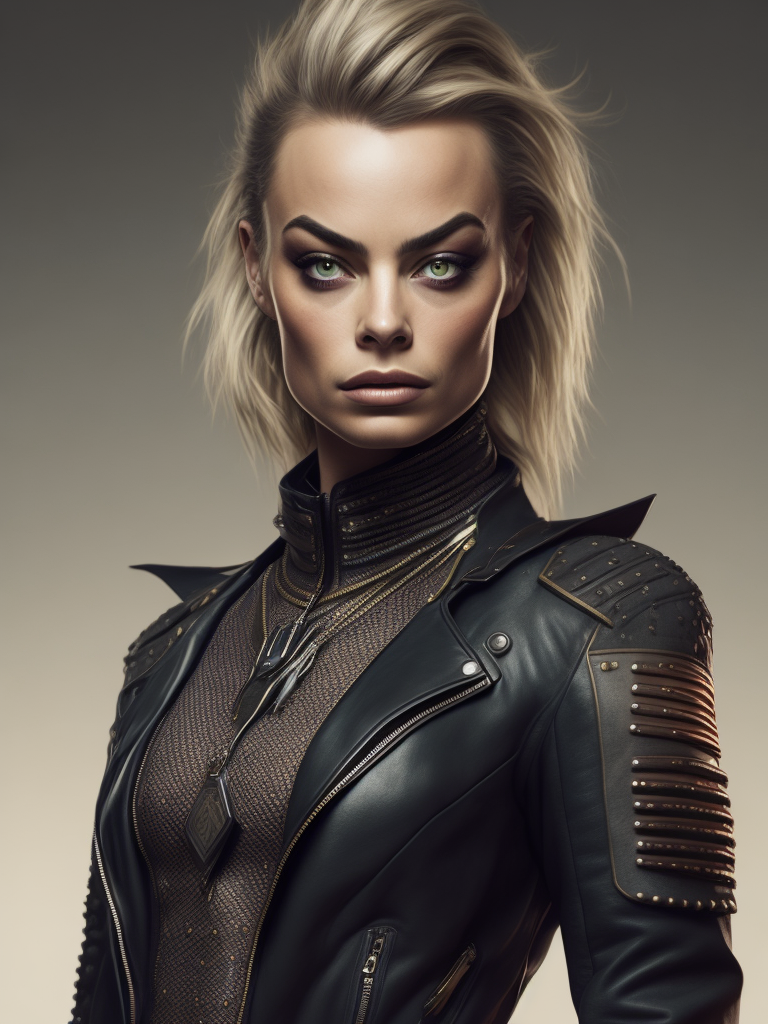 margot robbie as a punk