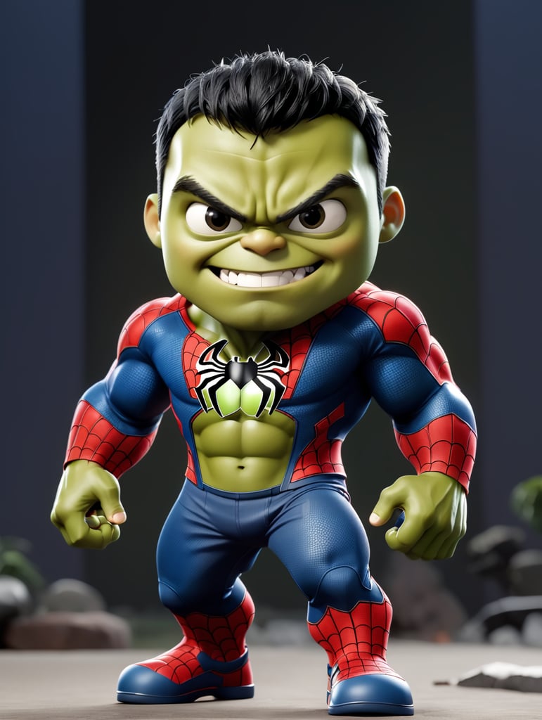 hulk in the spider man suit