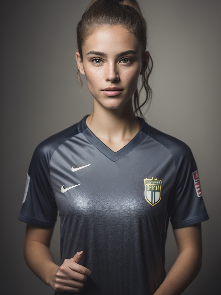 Portrait of a Women Soccer Player, Fifa Women's World Cup, Dennmark