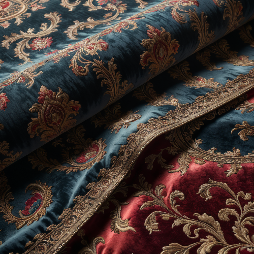 абстрактная красивая картинка велюровой ткани