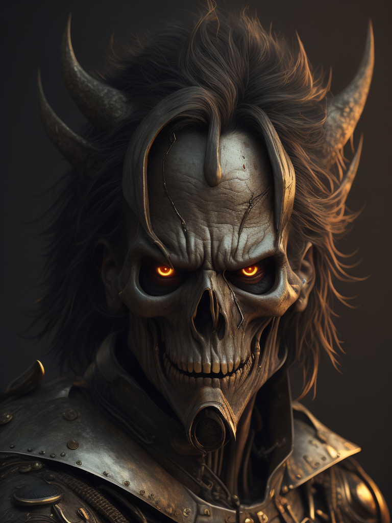 the man with a hollow face and a metallic jaw, in the style of realistic still lifes with dramatic lighting, gothpunk , made of torn latex, dark conplementary colors, photographically detailed portraitures, cynical, macabre, theatrical gestures