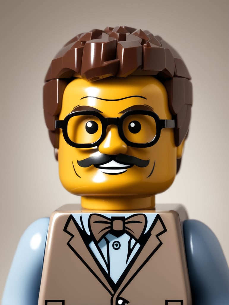 Pierce Broson as a lego character