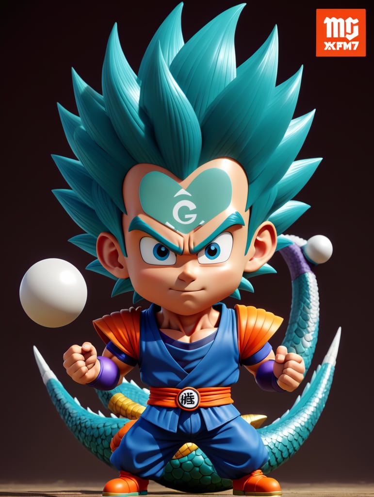 Generate dragon ball characters with powerful forms