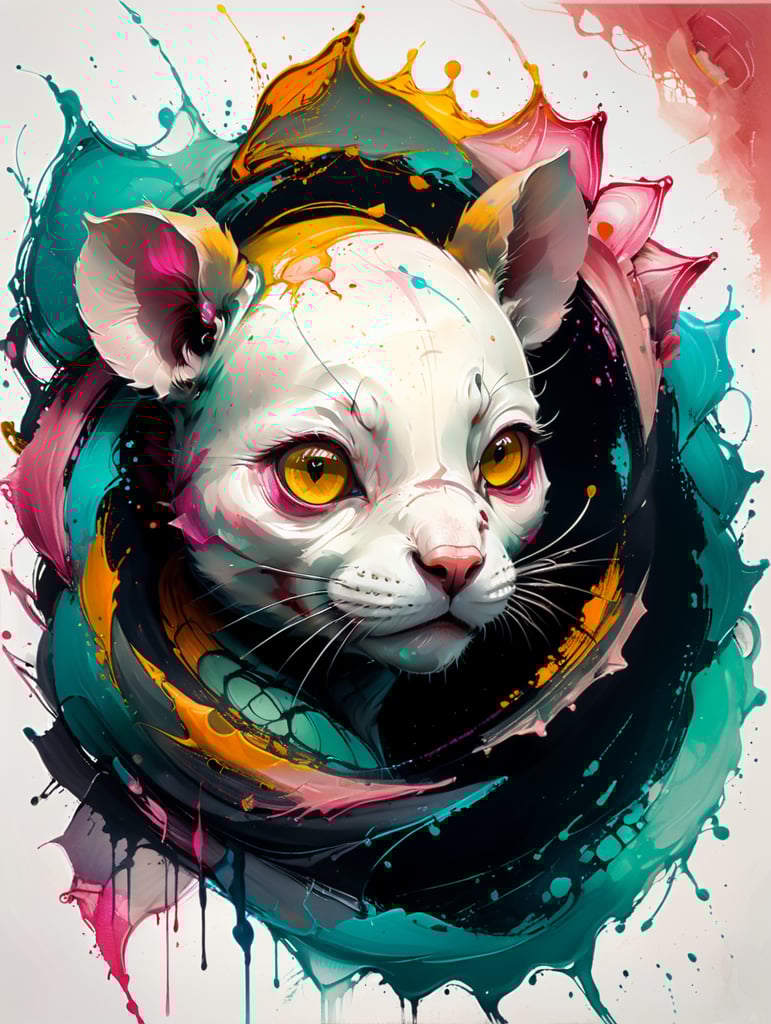 Мышь в форме розы.