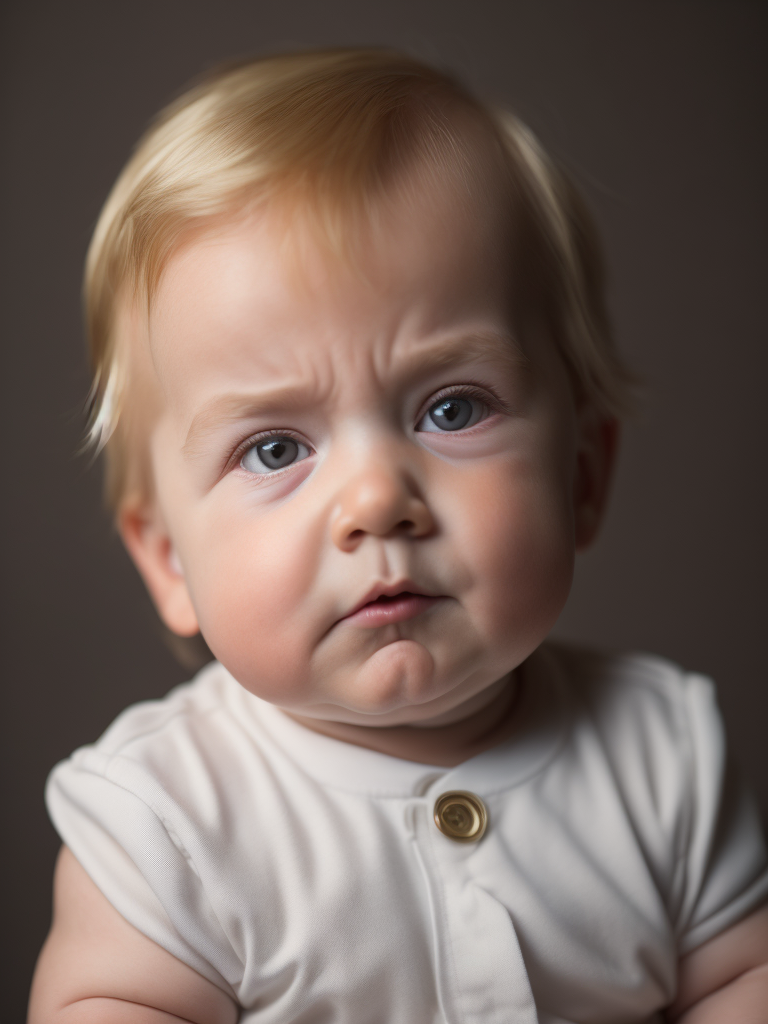 Donald Trump as a baby 6 month old